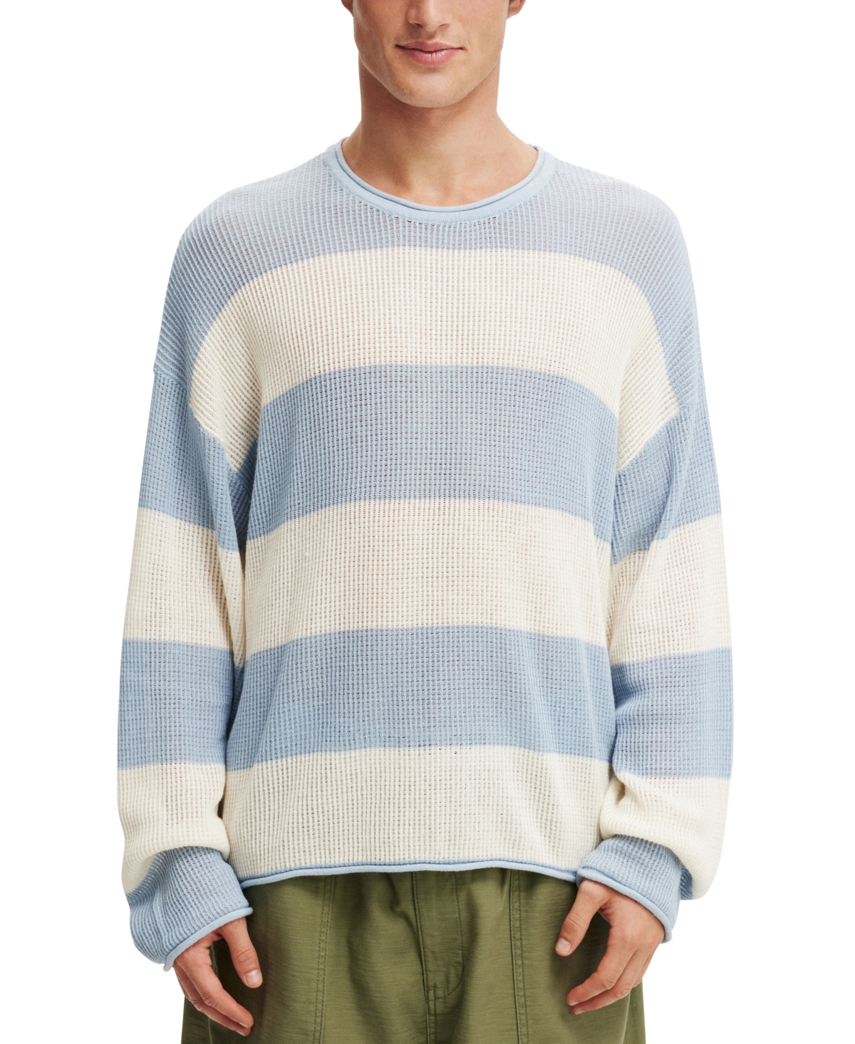 Cotton On Men's Relaxed Summer Knit Sweater