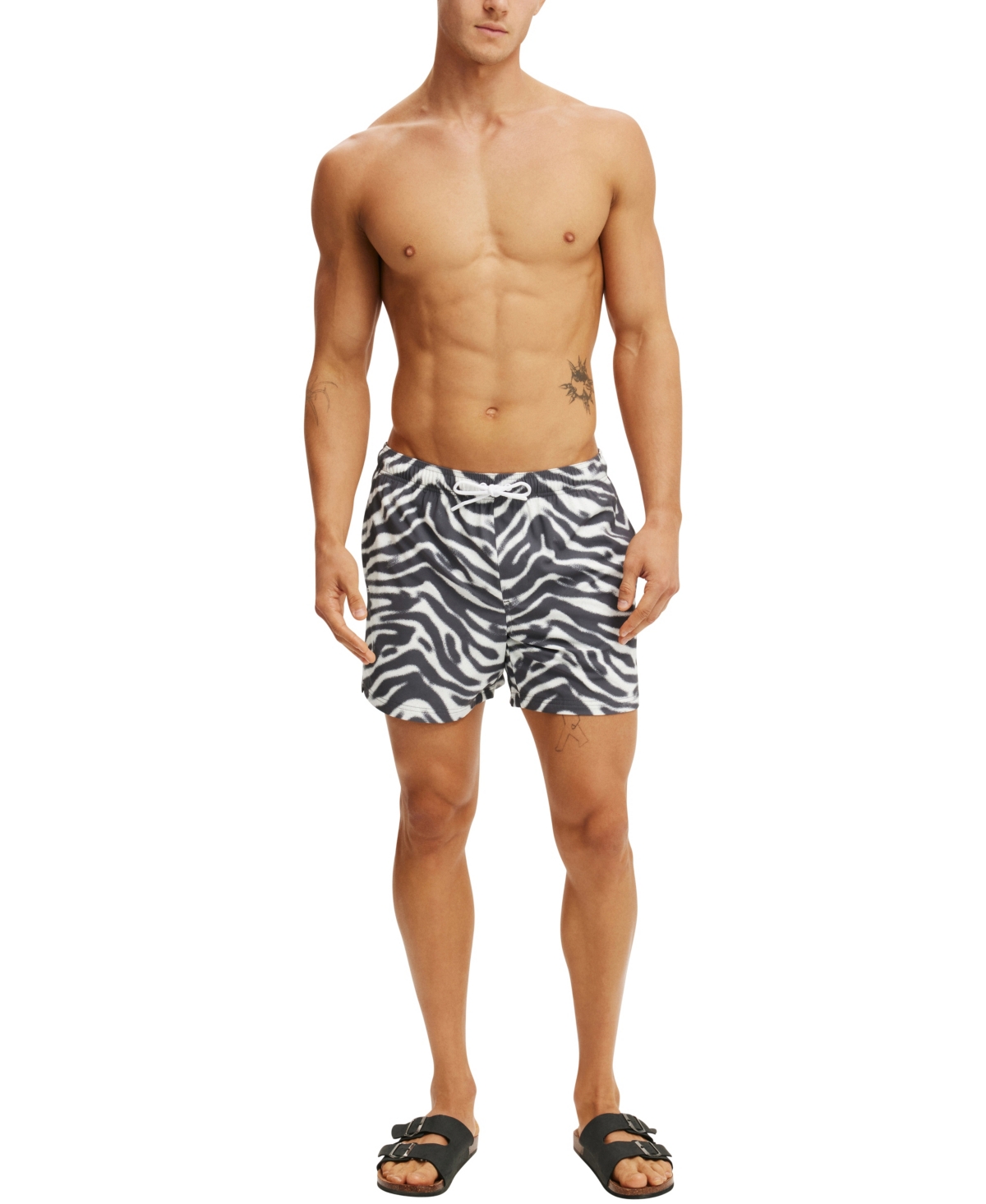 COTTON ON MEN'S STRETCH SWIM SHORTS 