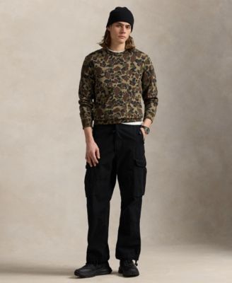 Men's Camo Double-Knit Sweatshirt