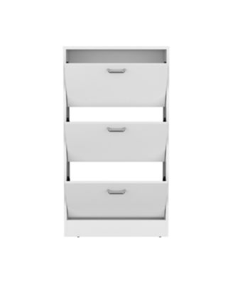 3 Doors, 3 Shelves Crocker Shoe Rack