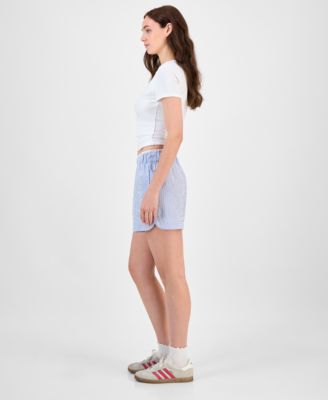 Women's Striped Seersucker Boxer Shorts, Exclusively at Macy's
