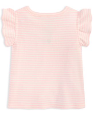 Baby Girls Mix and Match Flutter Sleeve 3-24 Month T-Shirt, Exclusively at Macy's