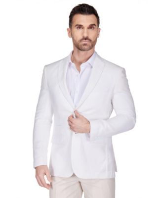 Men's Slim Fit Linen-Blend Blazer