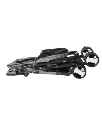 DetBINGOPAW 3 in 1 Dog Stroller with Detachable Carrier 4 Wheels Pet Travel Strolling Cart