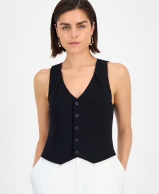 Women's Colorblocked Vest Jumpsuit