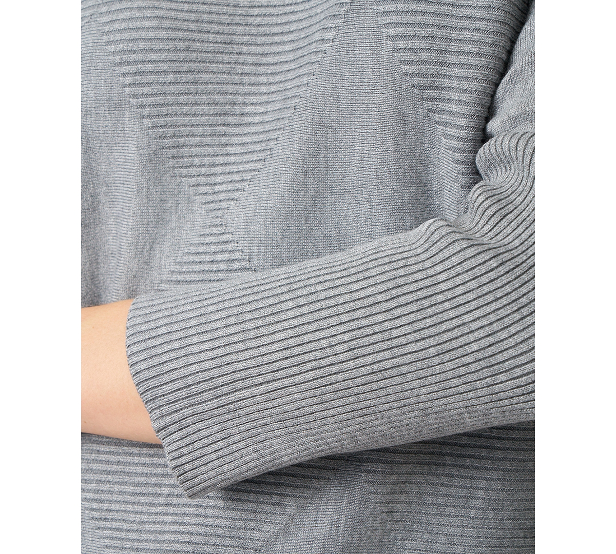 Melissa Paige Petite Diamond-Knit Dolman-Sleeve Sweater