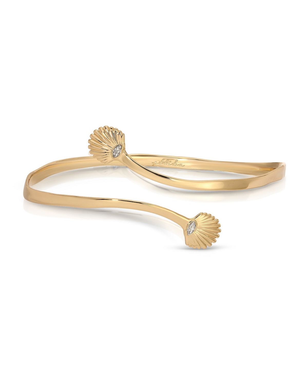 Santorini Shell Arm Cuff Bracelet - Gold