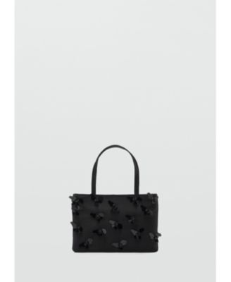 Women's Flower Applique Handbag