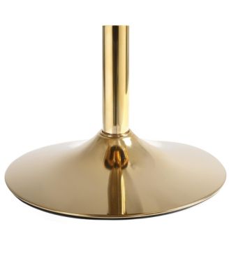 Velvet Bar Chair, Pure Gold Plated, Unique Design, 360 Degree Height