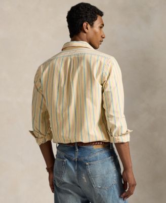 Polo Ralph Lauren Men's Classic-Fit Striped Oxford Shirt - Macy's