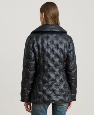 Women's Embroidered Puffer Coat