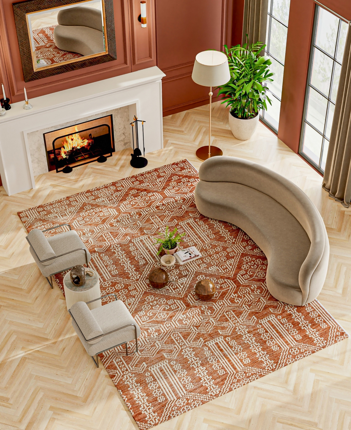 Bashian Artifact Ar108 2'6"x8' Runner Area Rug