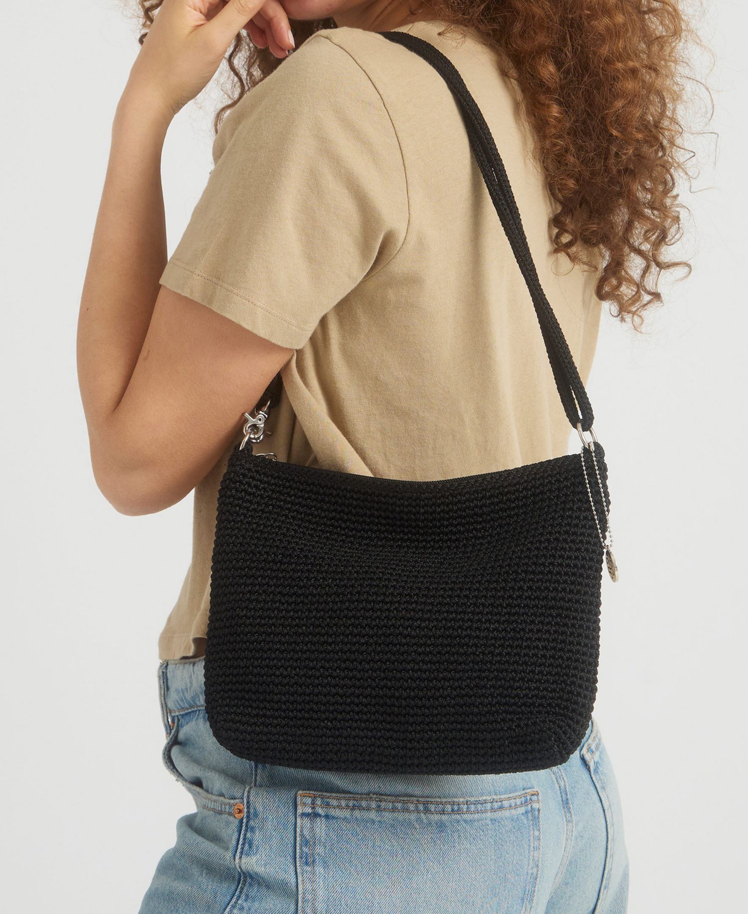 Women's Lumi Crochet Small Crossbody Handbag