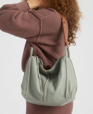 Los Feliz Leather Medium Hobo Bag