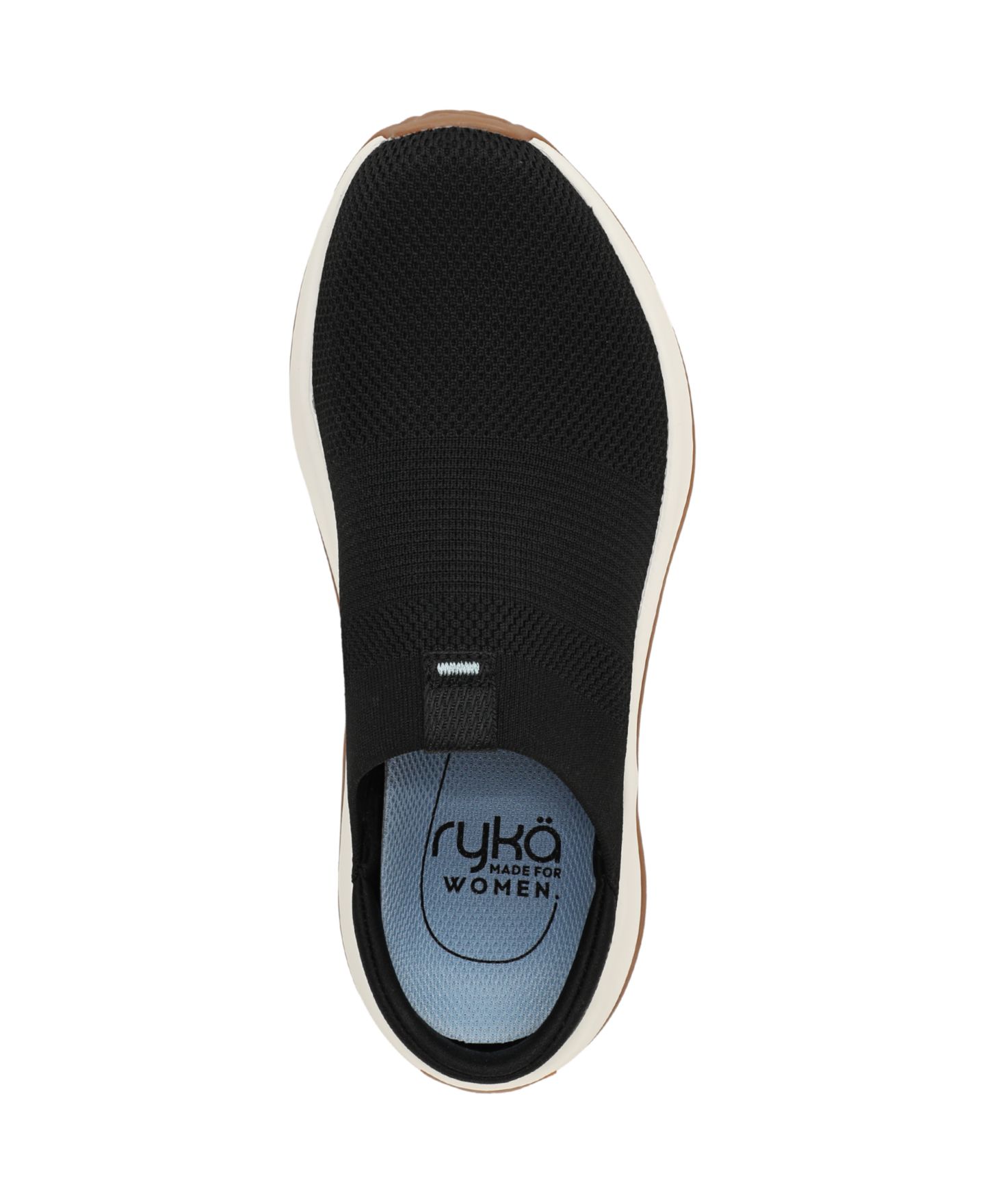 Женские сабо Ryka Encore-Mule Washable Slip On Mules, цвет: Чёрный вязаный — фото 4