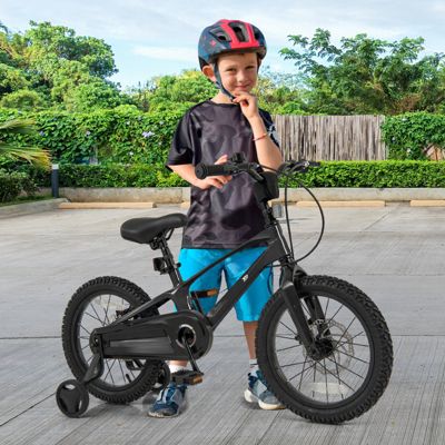 Kids Bike Lightweight with 2 Removable Training Wheels for Aged 4-7