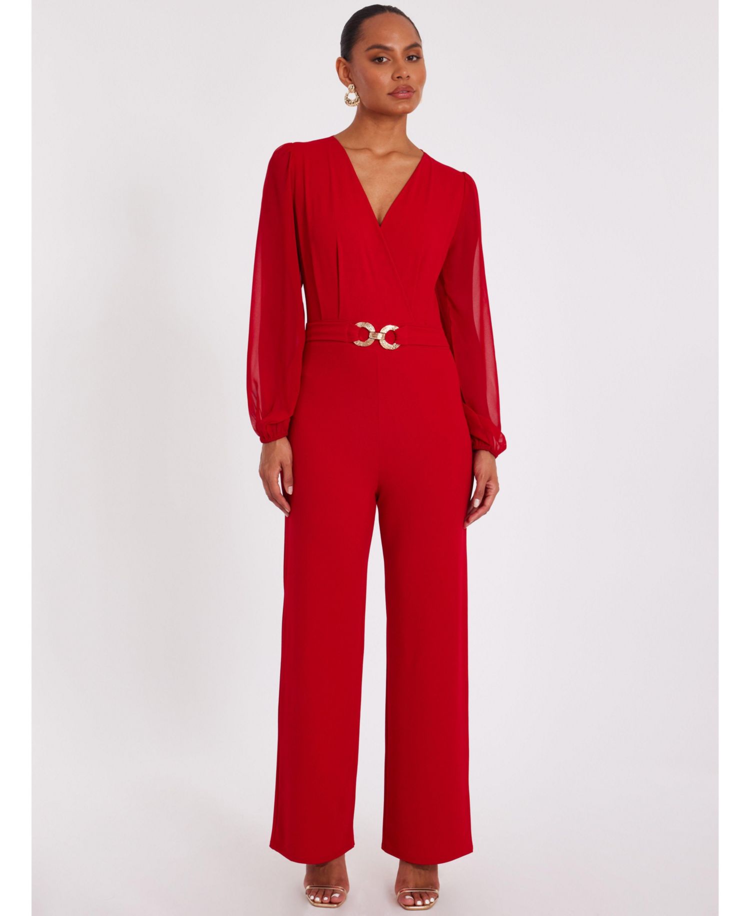 Насыщенный Красный Chiffon Shade.
