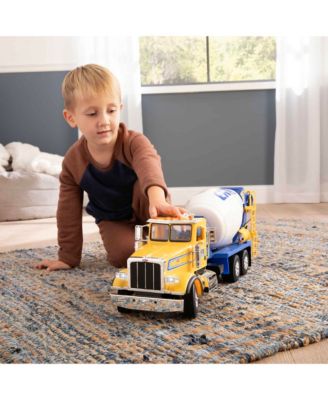 1/16 Big Farm Yellow & Blue Peterbilt Model 367 Cement Mixer Truck