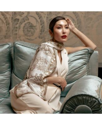 Toile - Long Silk Scarf for Women