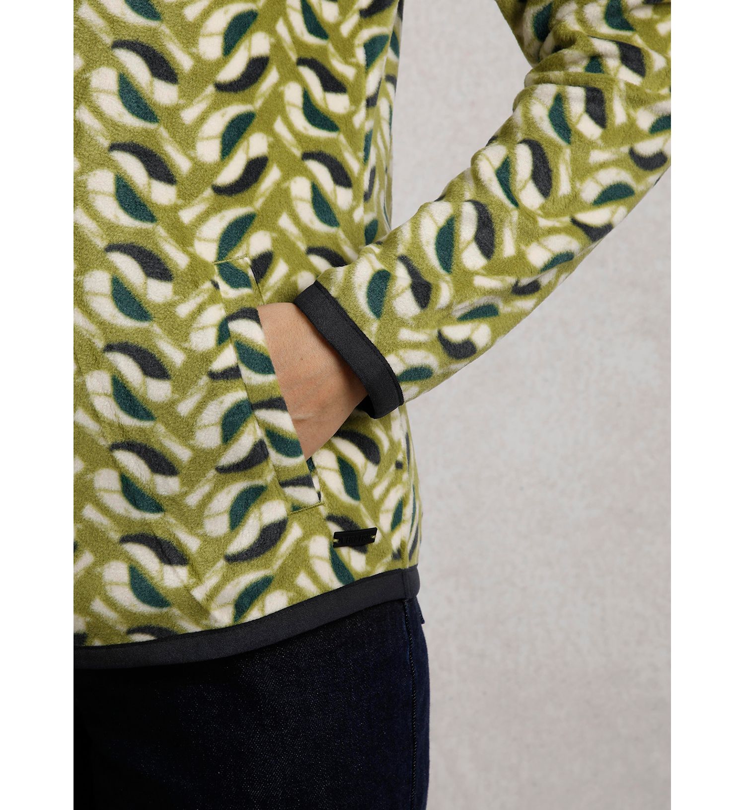 Women's Reena 1/4 Zip Printed Microfleece