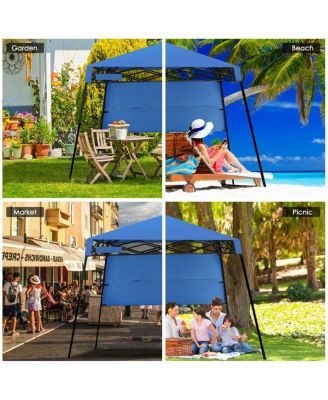 7x7 FT Slant Leg Pop-up Canopy Tent Shelter Adjustable Portable Carry Bag