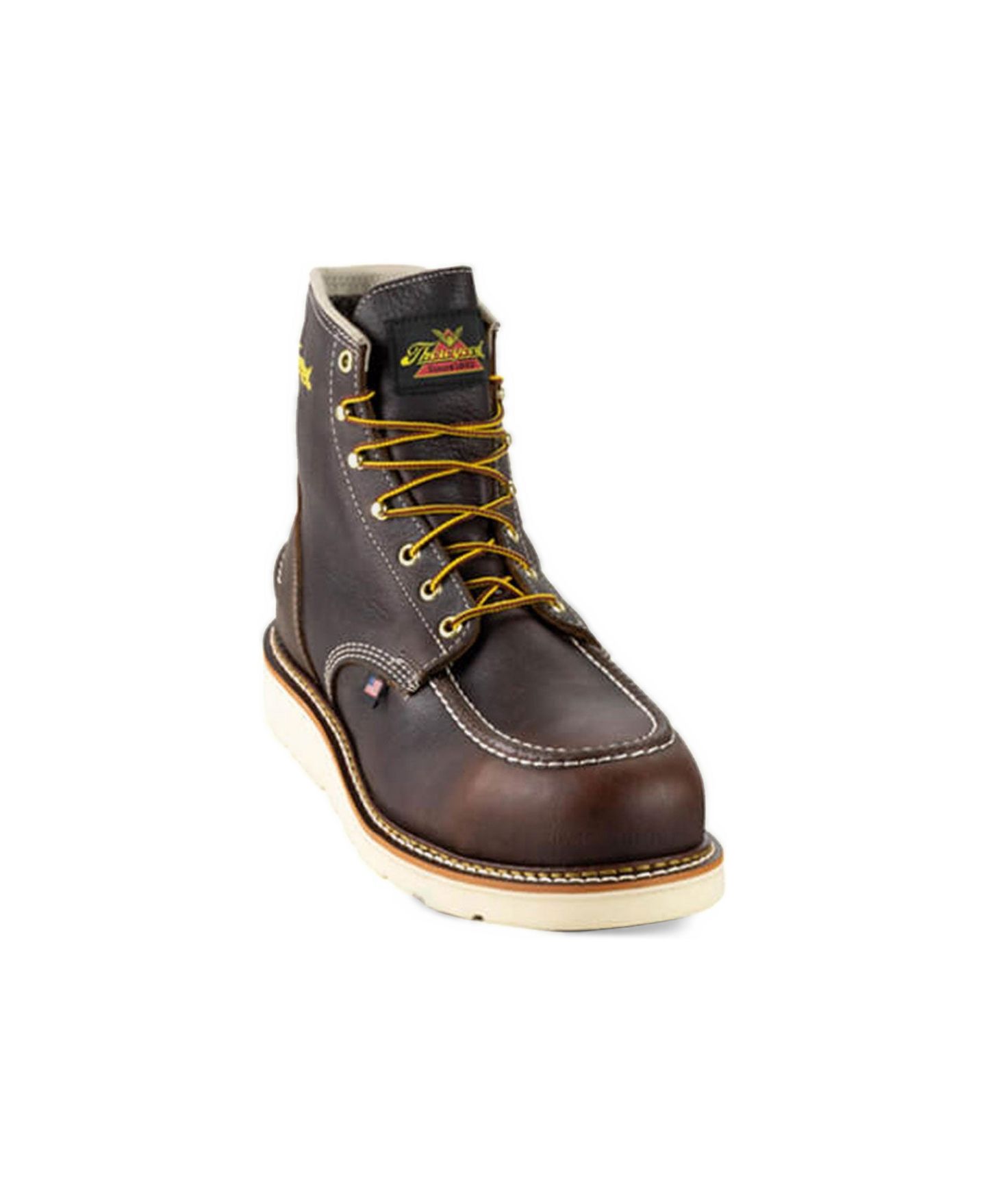Мужские ботинки Thorogood 1957 Series Waterproof 6" Briar Pitstop Moc Toe Work Boots for Men — фото 3