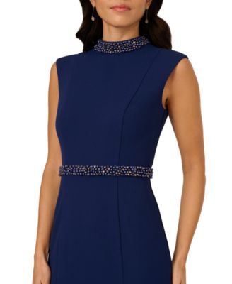 Women's Mock-Neck Knit Mermaid Dress