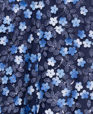 Women's Printed Square-Neck Sleeveless Dress