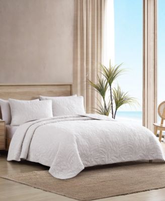 Solid Costa Sera Cotton Reversible Quilt, Twin