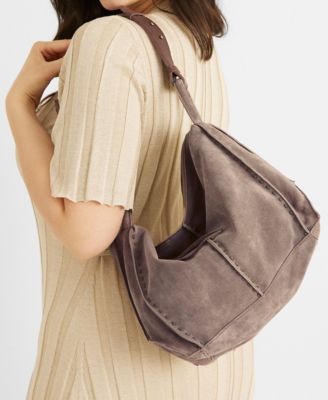 Los Feliz Leather Medium Hobo Bag