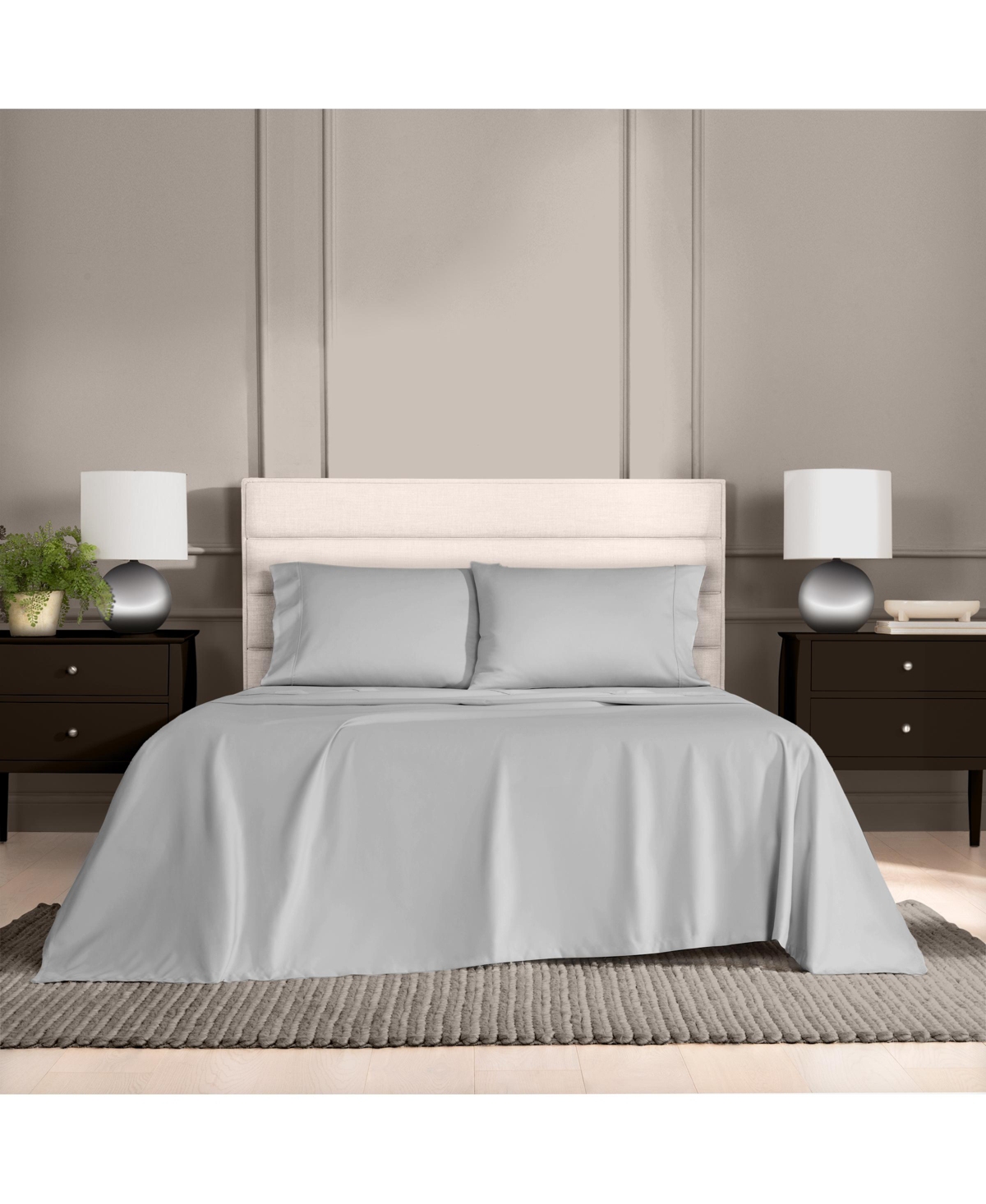 Aq Textiles Bergen House 1000 Thread Count 100% Certified Egyptian Cotton 4-pc. Sheet Set, King