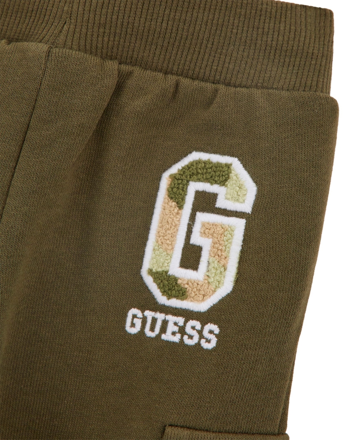 Guess Baby Boys 2-piece Long Sleeve T-shirt And Cargo Jogger Set In Green