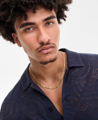 Lightweight Polished Mariner Link 22" Chain Necklace (5.5MM) in 14k Gold 