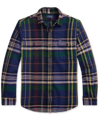 Men's Classic Plaid Brushed Flannel Workshirt