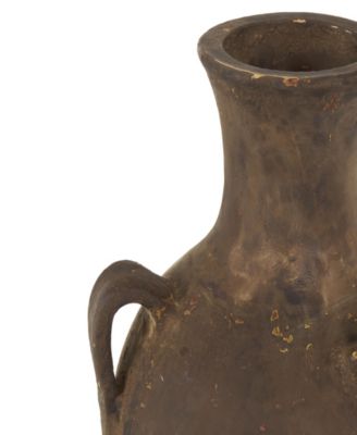 Ceramic 24.4" Farmhouse Vase with Handles