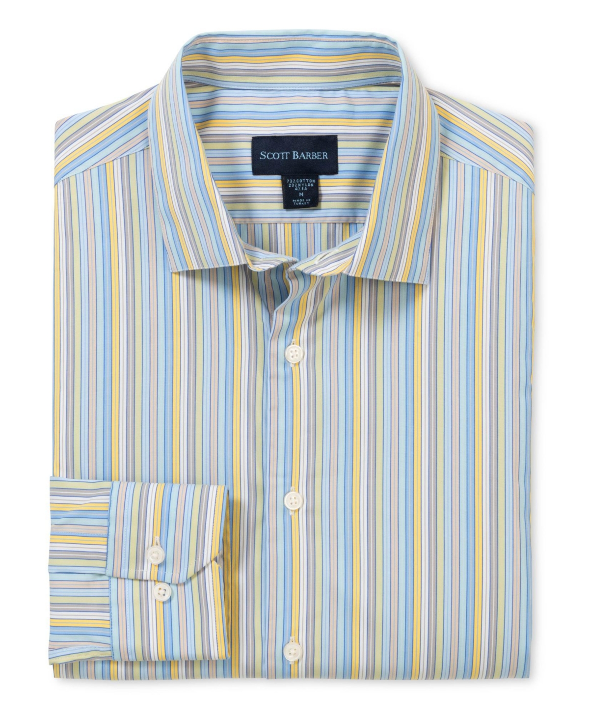 Men's Stretch Stripe, Multi Color - Multi Color