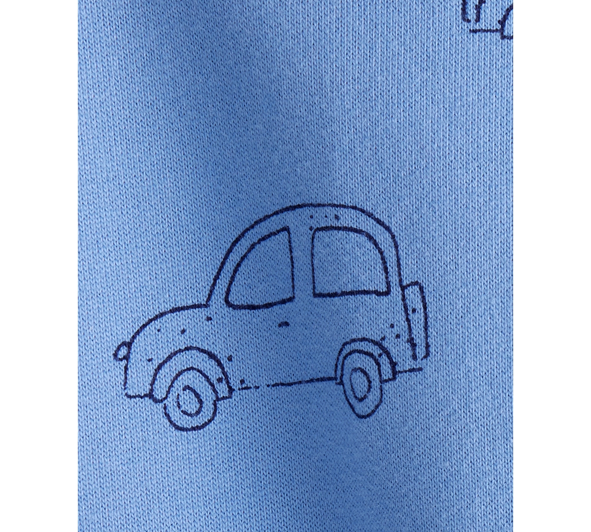 Carter's Baby Boys Cotton Cars Little Brother Long-sleeve Bodysuit & Pants, 2 Piece Set In Blue