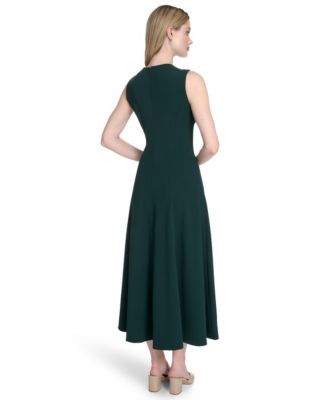 Women's Sleeveless Midi A-Line Dress