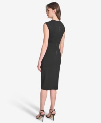 Women's Square-Neck Sheath Dress