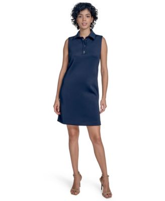 Calvin Klein - Women's Sleeveless Scuba Sheath Dress