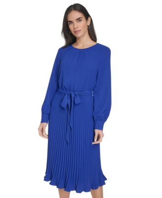Calvin Klein - Women's Long-Sleeve Midi Dress
