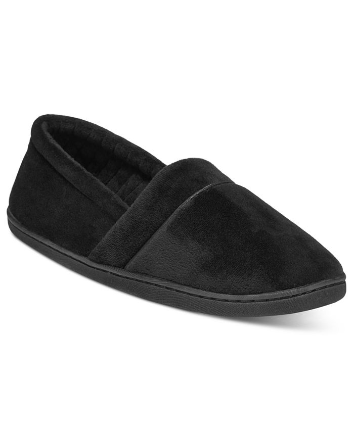 Charter Club Microvelour Memory Foam Slippers, Created for Macy's - Macy's