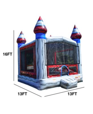 Titanium Commercial Grade Bounce House 13x13 for Kids and Adults (with Blower), Basketball Hoop, Outdoor Indoor, Bouncer Jumper, Birthday Party, Rental Grade, Big Inflatable