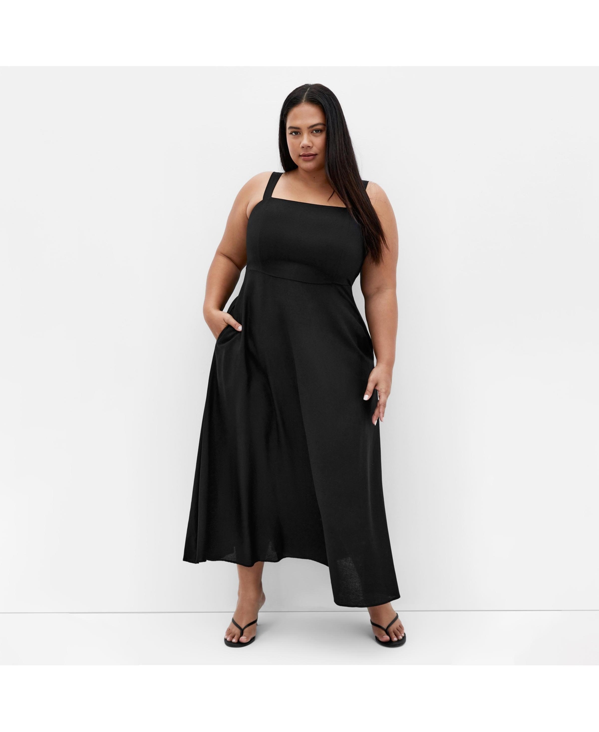 Plus Size Collins Maxi Dress - Navy