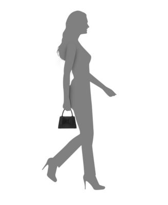 Crystal Double Bow Handheld Satchel Bag