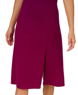 Women's Elbow-Sleeve A-Line Dress