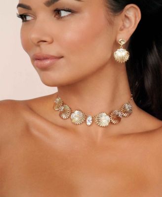 Santorini Shell Choker Necklace