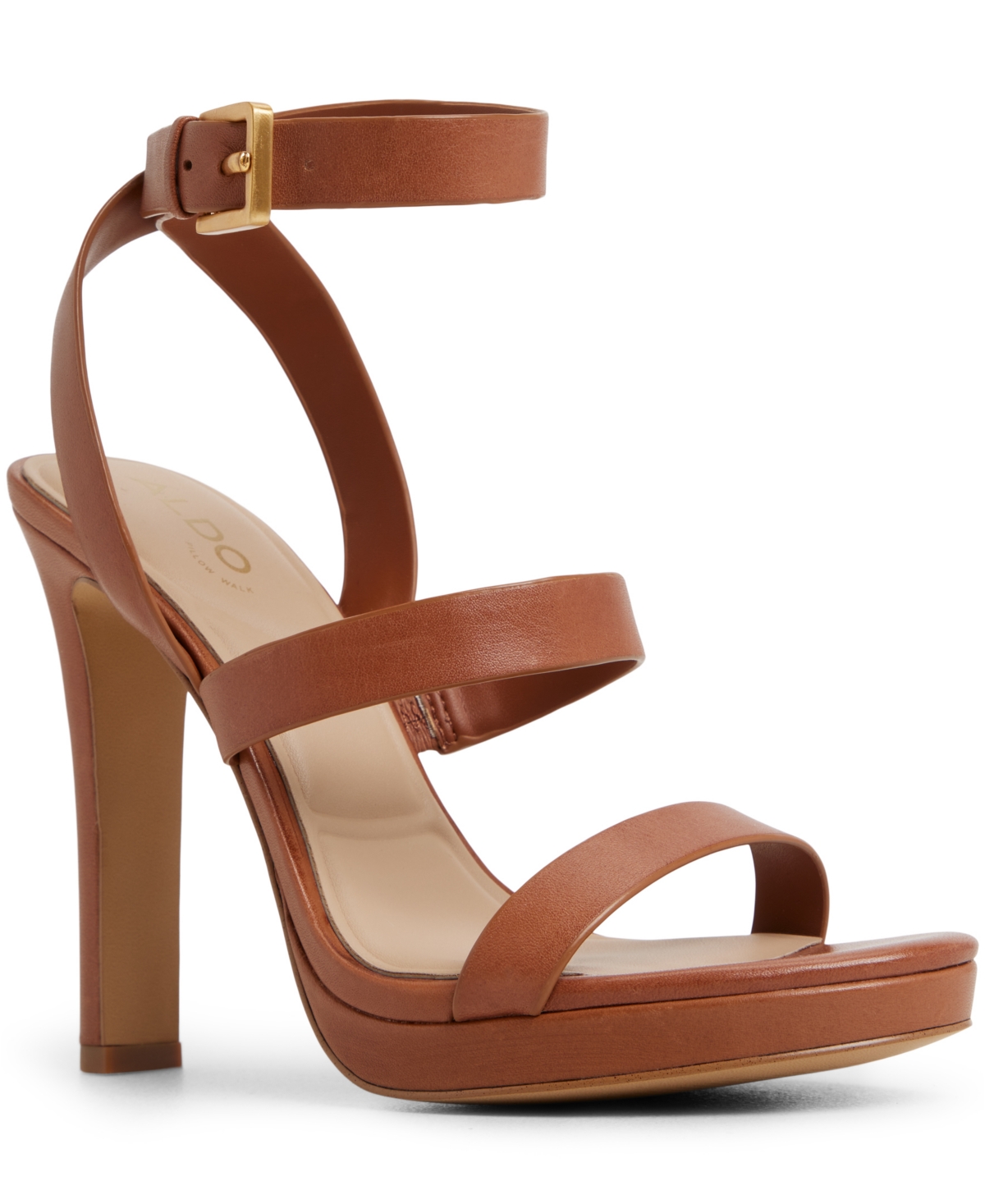Aldo Women's Kardy Two-piece Platform High-heel Dress Sandals In Brown