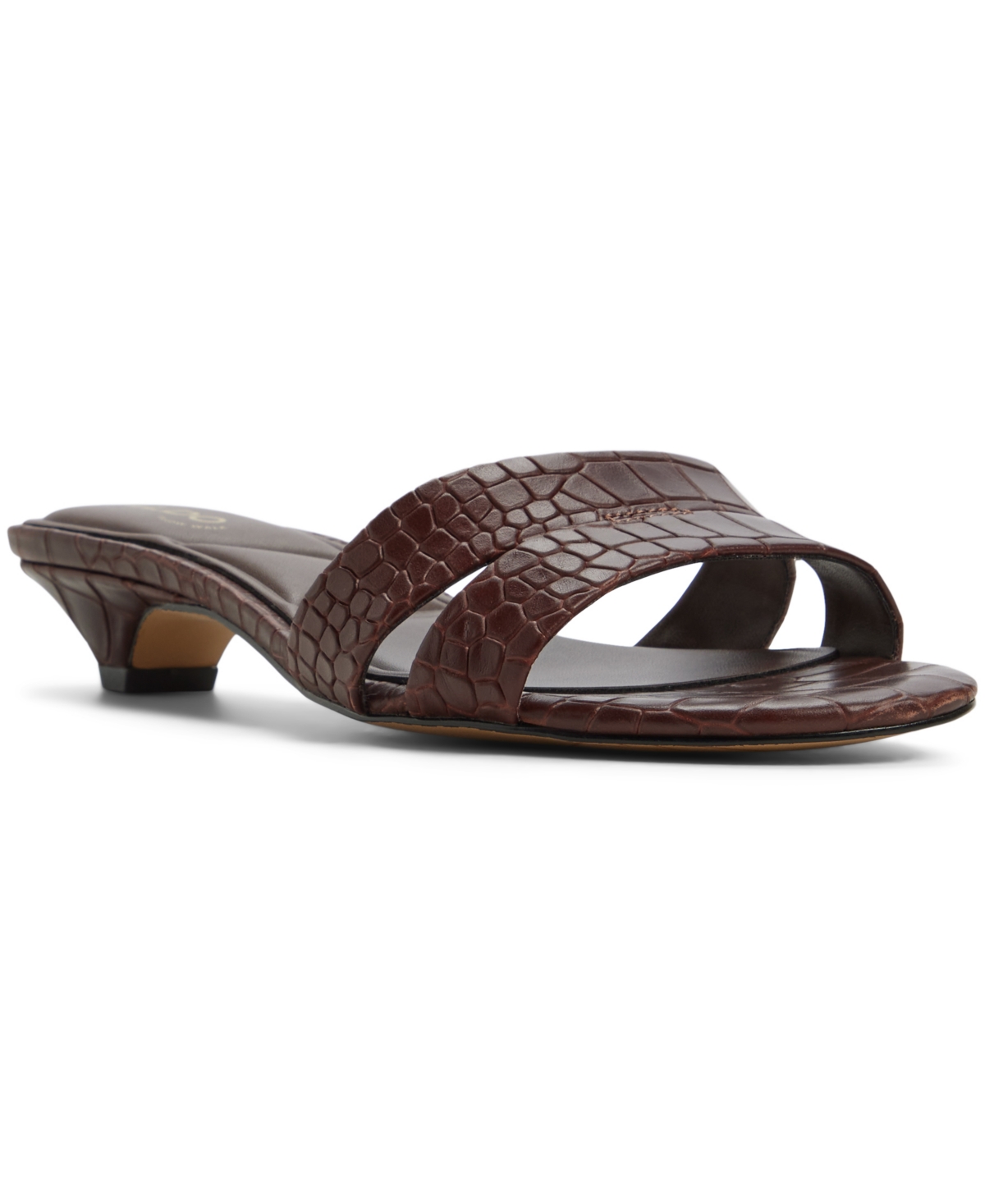 Aldo Women's Scarletta Slide Kitten-heel Dress Sandals In Brown