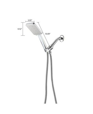 Chrome high pressure multi function with hand held shower faucet